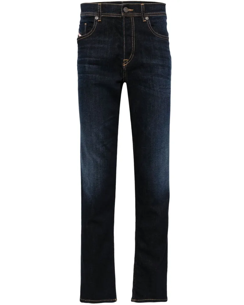 Diesel Halbhohe D-Finitive 009zs Straight-Leg-Jeans - Blau Blau