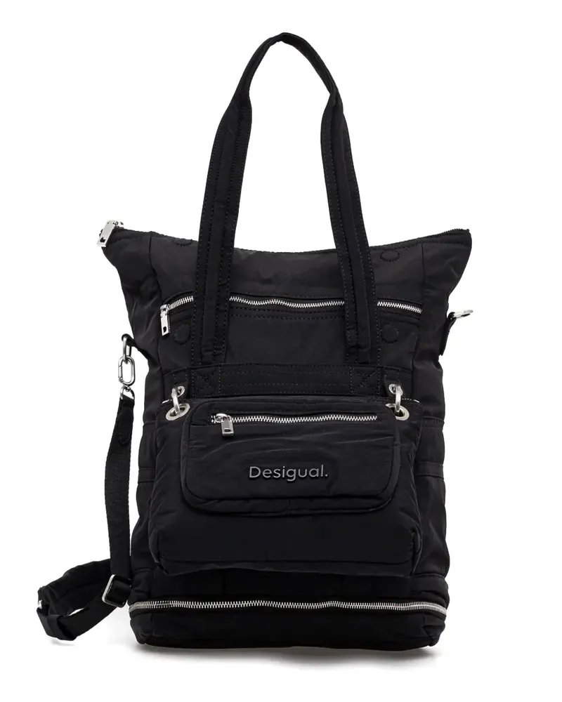 Desigual Rucksack mit abnehmbarem Beutel - Schwarz Schwarz