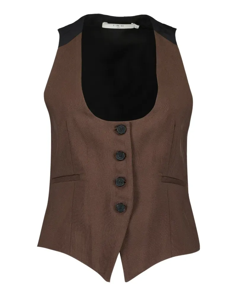 IRO button-up waistcoat - Braun Braun