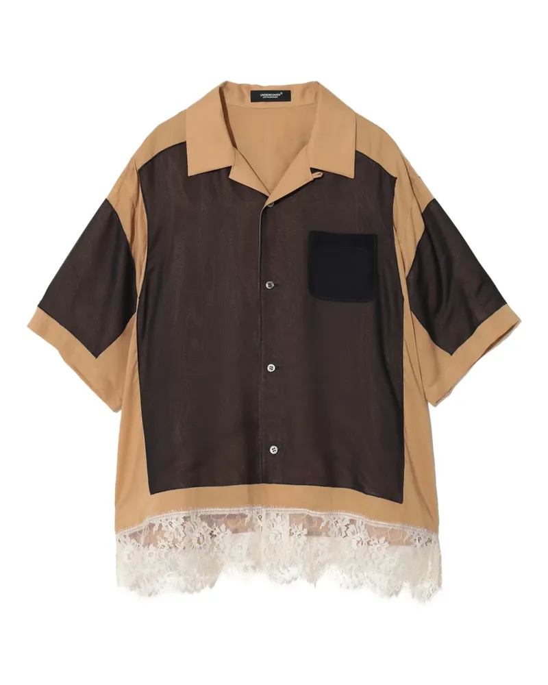 Undercover Hemd mit Spitzendetail - Nude Nude