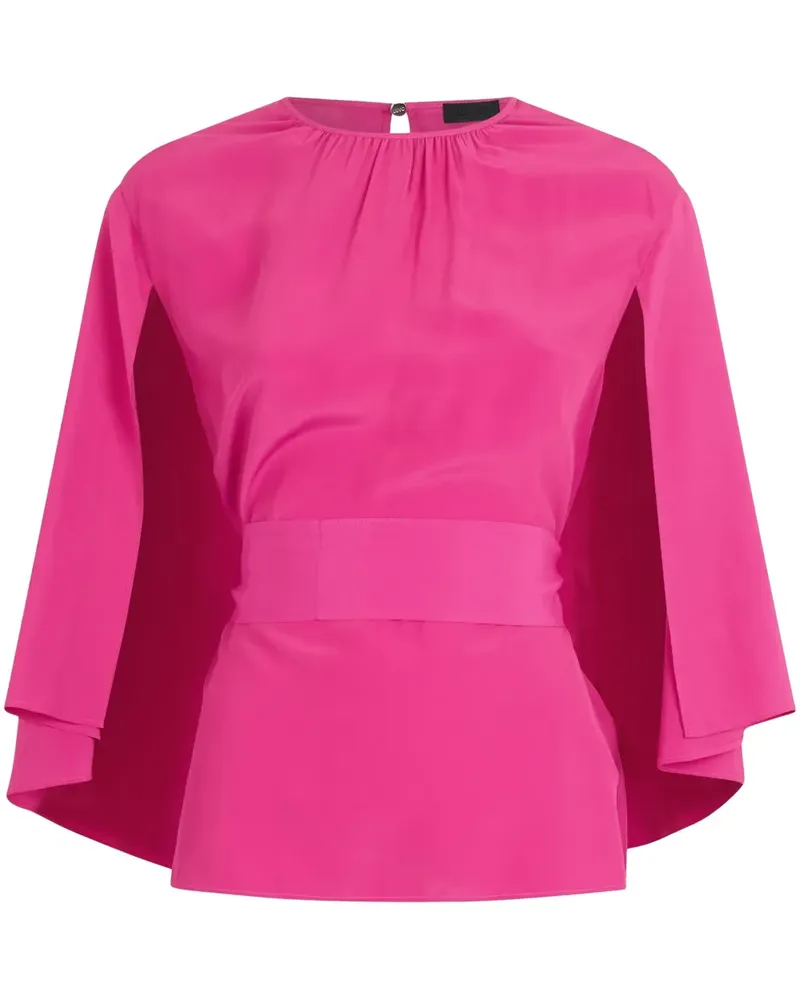Liu Jo Kreppbluse mit Gürtel - Rosa Rosa