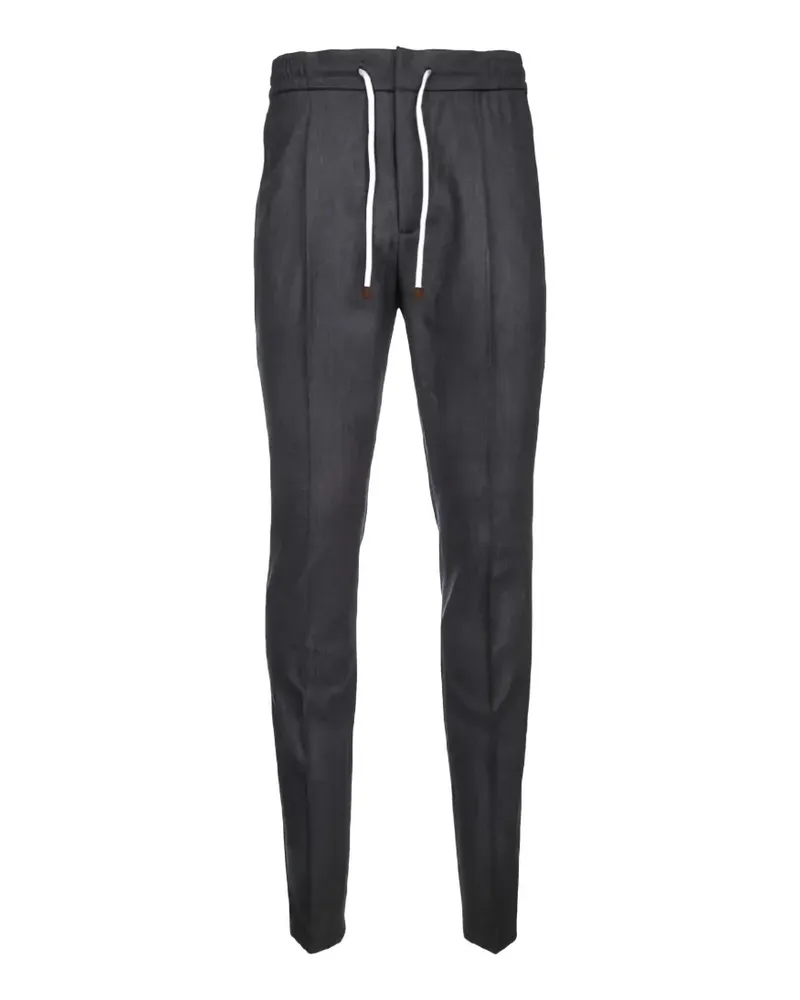 Brunello Cucinelli tailored drawstring trousers - Grau Grau