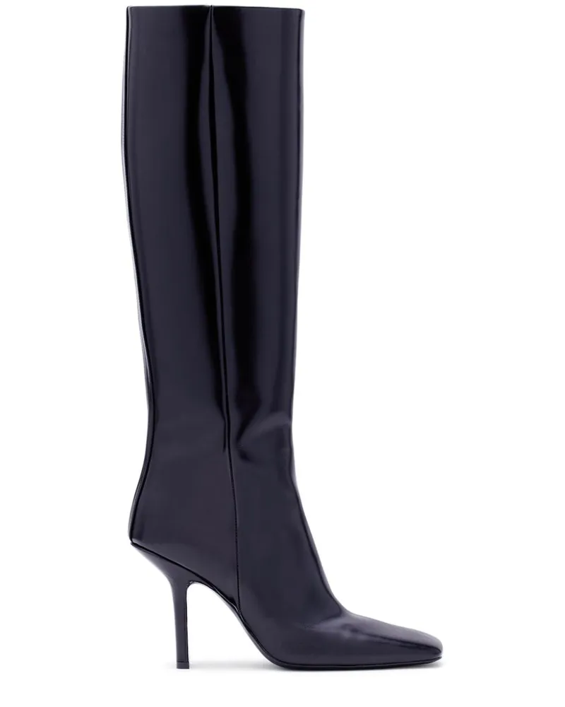 Lanvin Stiefel aus Lackleder - Schwarz Schwarz