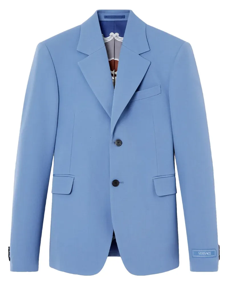 Versace Einreihiges Sakko - Blau Blau