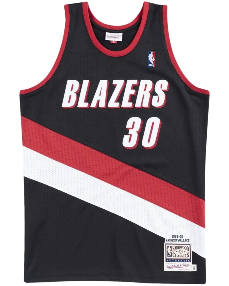 Mitchell & Ness NBA 1999 Trail Blazers Rasheed Wallace Trikot - Schwarz Schwarz