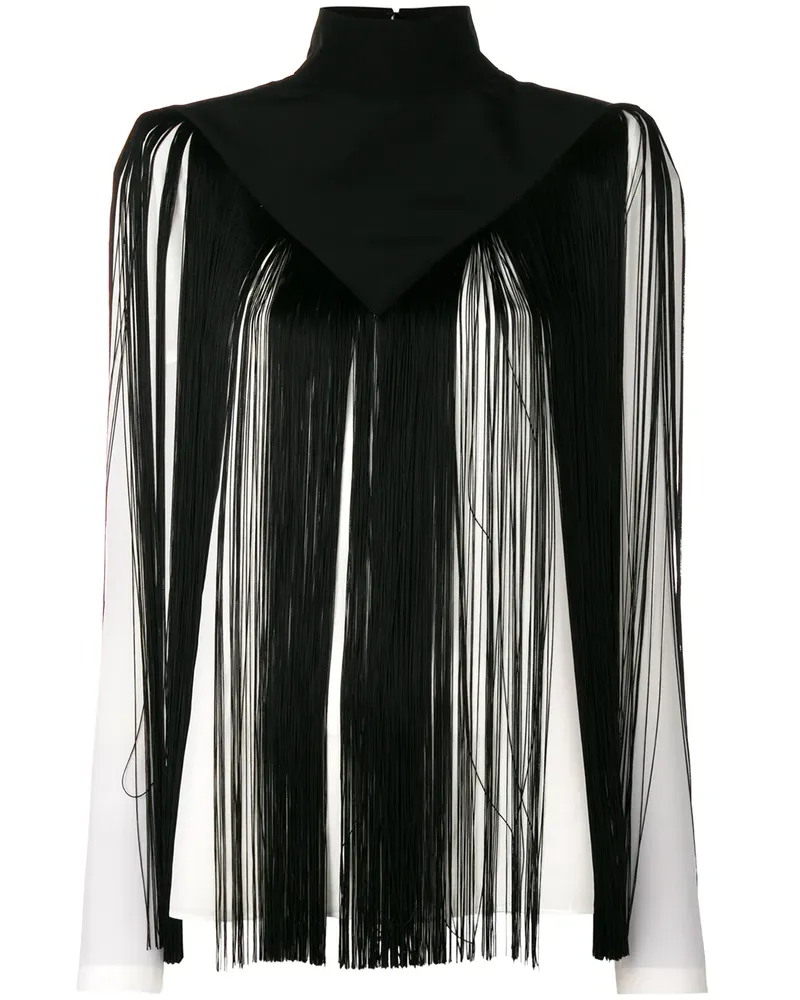 Givenchy Oberteil mit Fransen - Weiß Weiß