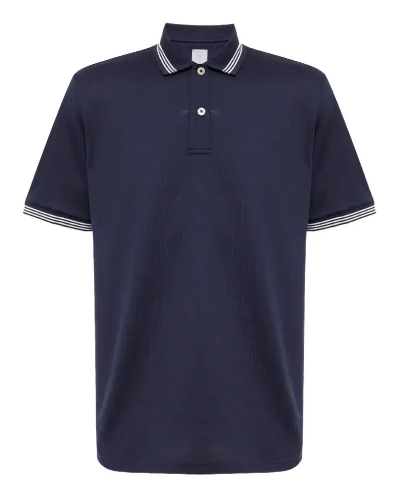 Eleventy short-sleeve polo shirt - Blau Blau