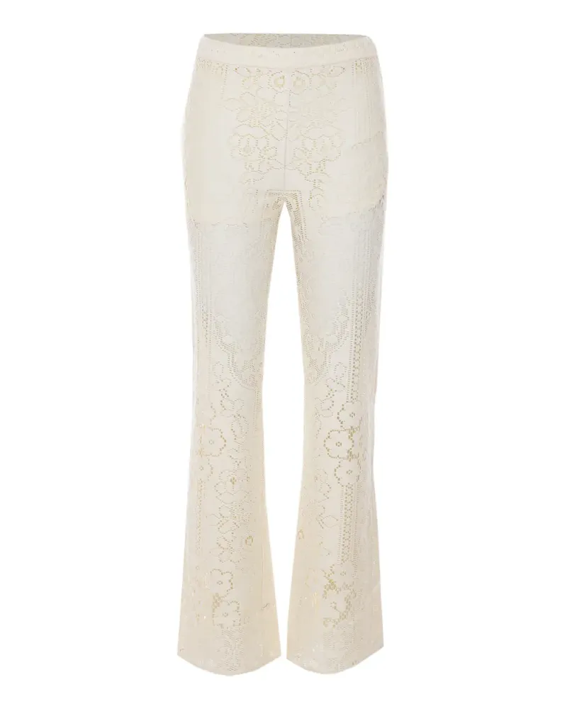 Sea Arianna lace detail trousers - Weiß Weiß