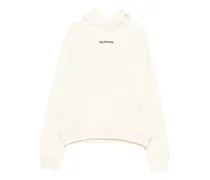 Hoodie mit Logo - Nude