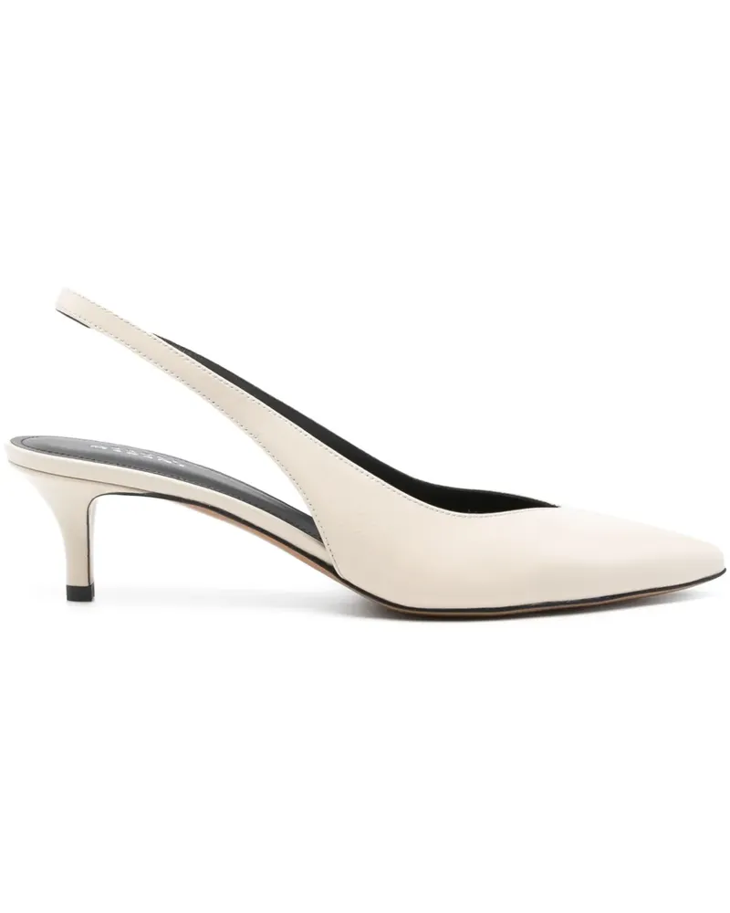 Isabel Marant Spitze Slingback-Pumps - Weiß Weiß