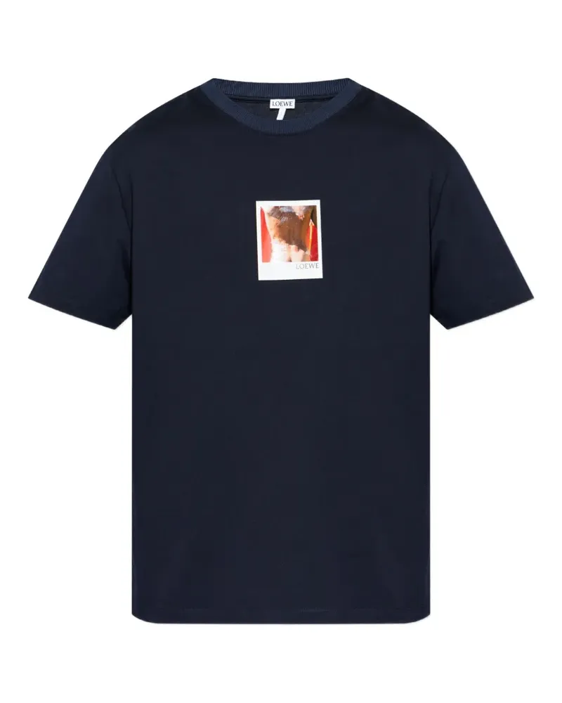 Loewe T-shirt in cotton - Blau Blau