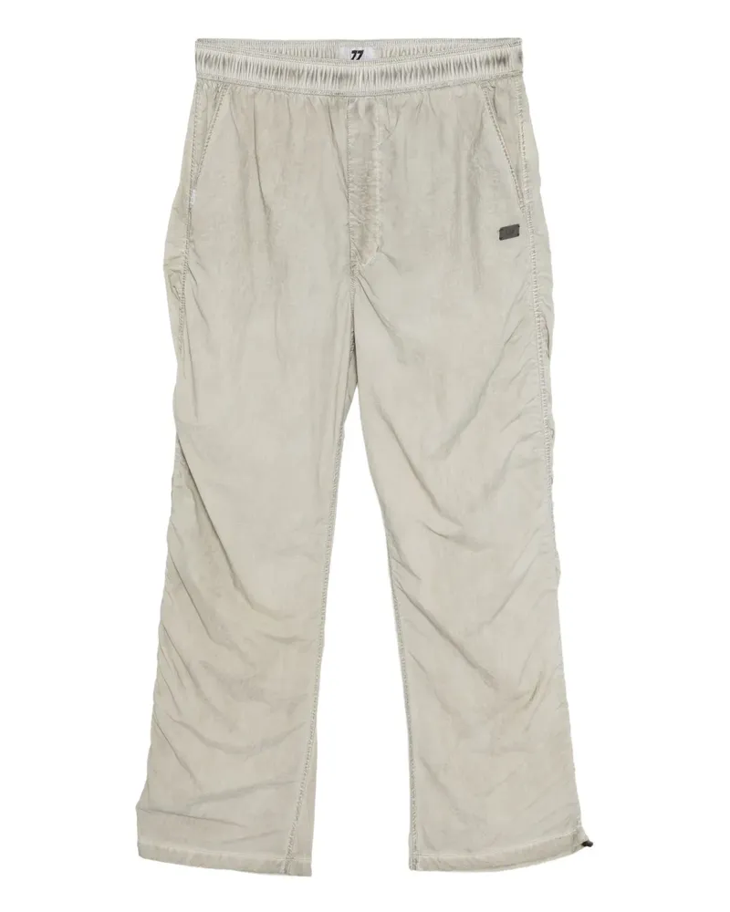 Izzue Hose mit Logo-Patch - Nude Nude