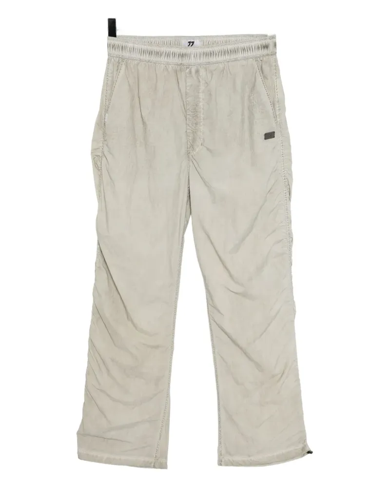 Izzue Hose mit Logo-Patch - Nude Nude