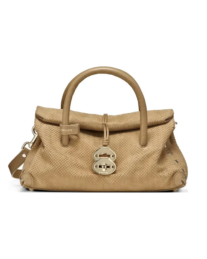 Zanellato Kleine Dotta Schultertasche - Nude Nude