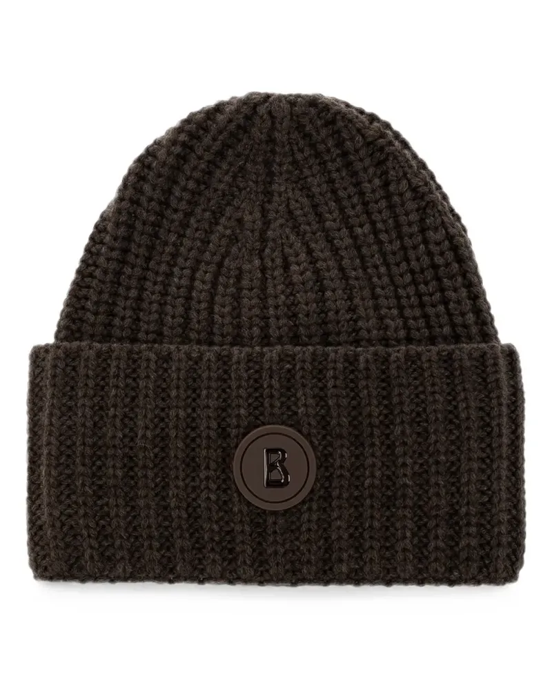 Bogner Kilian ribbed-knit beanie hat - Braun Braun