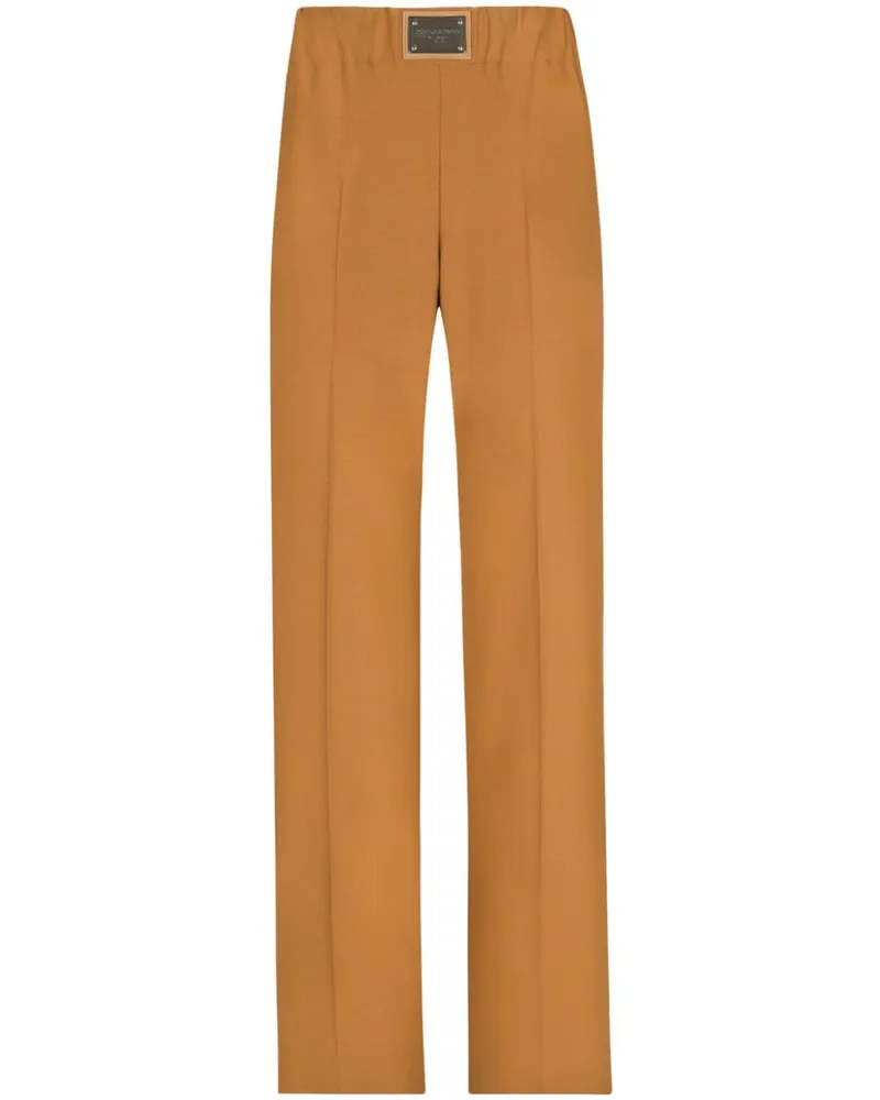 Dolce & Gabbana Hose mit hohem Bund - Braun Braun