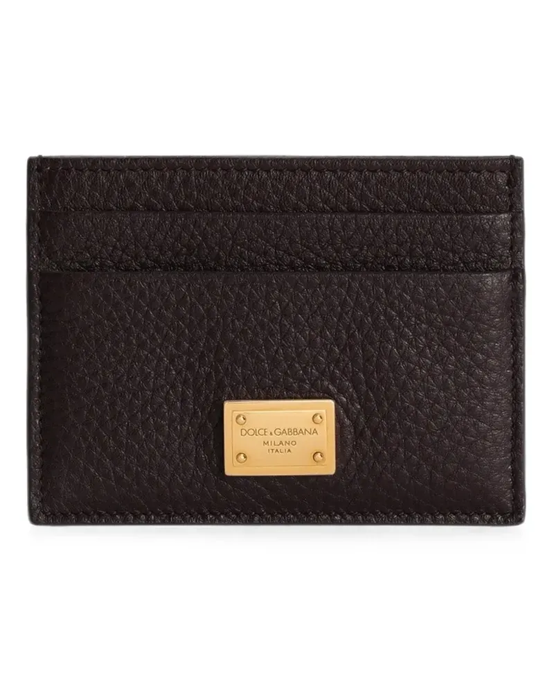 Dolce & Gabbana calfskin card holder - Braun Braun