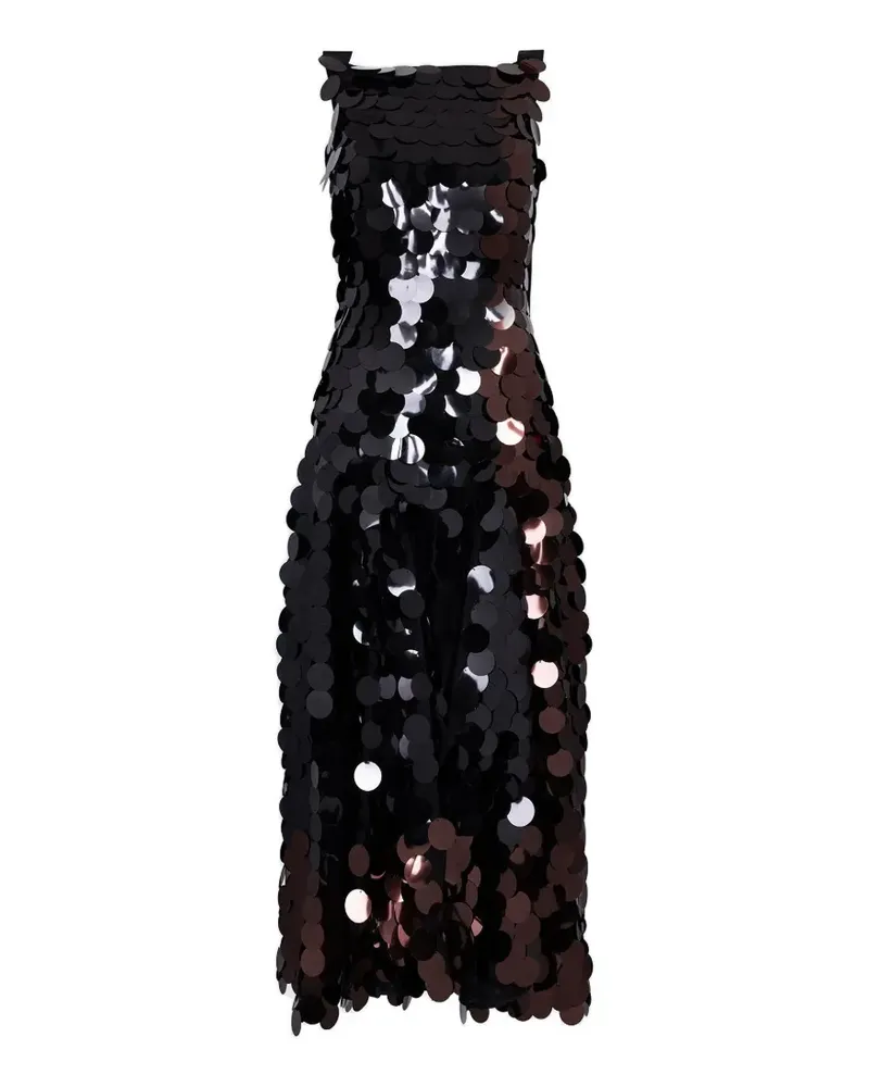 Roksanda Ilincic Thalys Maxikleid mit Pailletten - Schwarz Schwarz