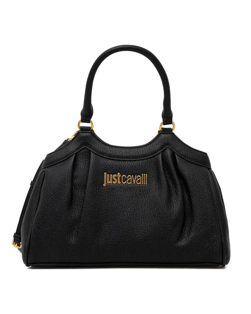Just Cavalli Handtasche mit Falten - Schwarz Schwarz