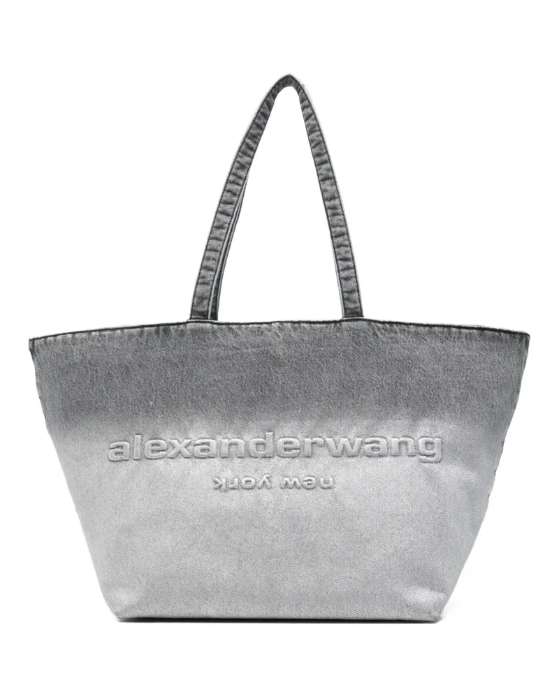 Alexander Wang large Punch embossed tote bag - Grau Grau