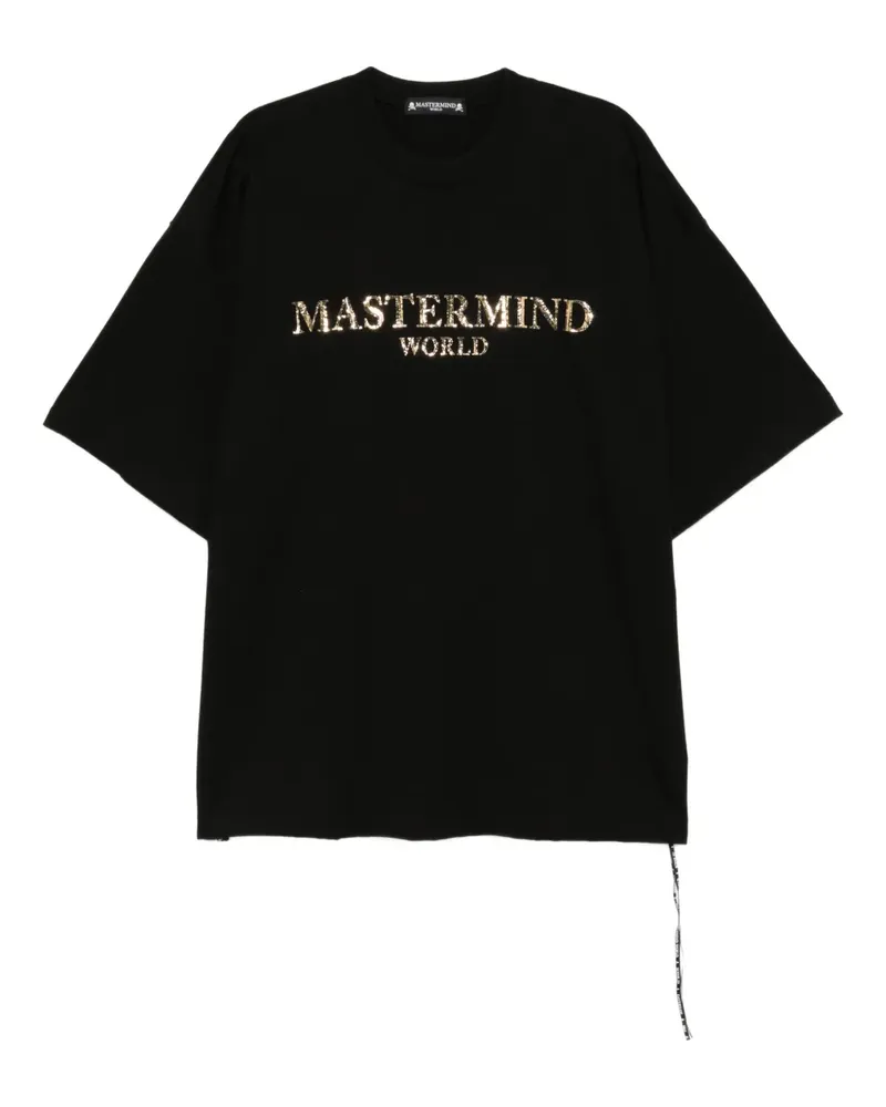 Mastermind World T-Shirt mit Logo-Print - Schwarz Schwarz