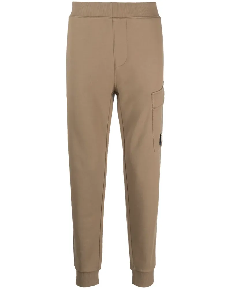 C.P. Company Jogginghose mit Logo-Patch - Braun Braun
