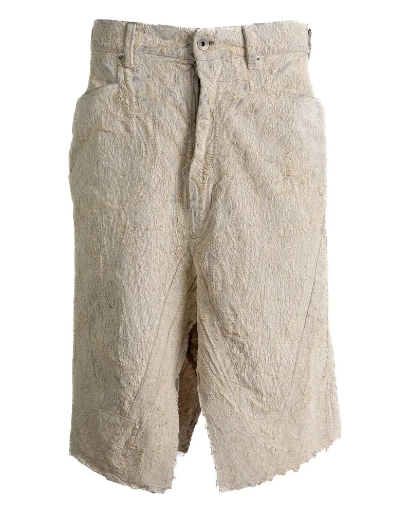 Rick Owens Ausgefranster Rock - Nude Nude