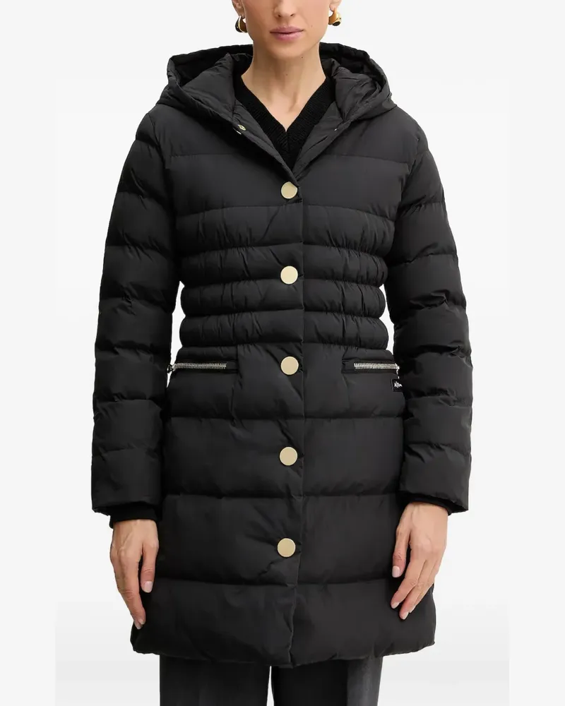 Armani Exchange Gesteppte Kapuzenjacke - Schwarz Schwarz