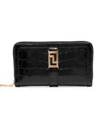 Versace Greca Goddess Portemonnaie Schwarz