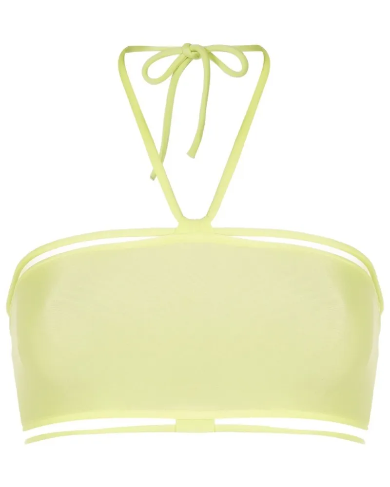 Gloria Coelho Bikinioberteil mit Neckholder - Grün Grün