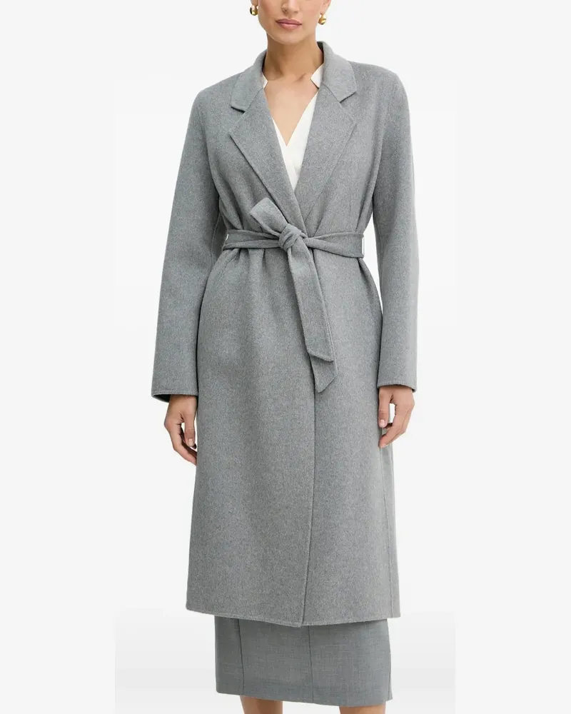 HUGO BOSS Mantel mit fallendem Revers - Grau Grau