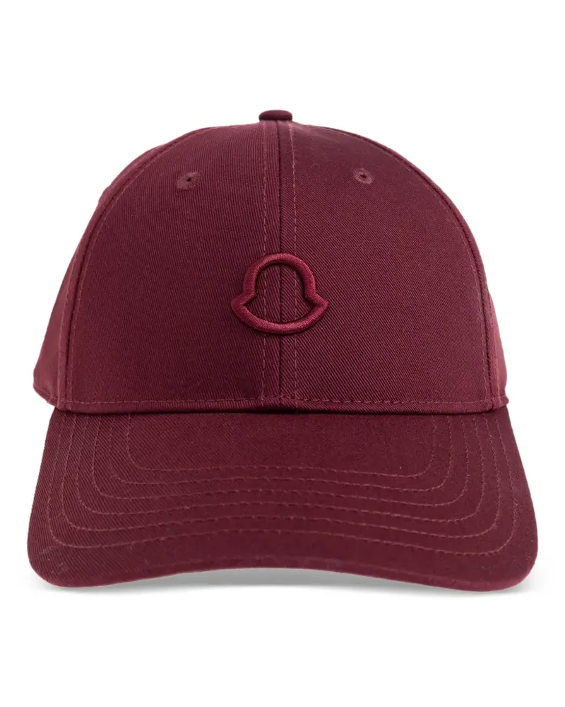 Moncler Baseballkappe mit Logo - Rot Rot