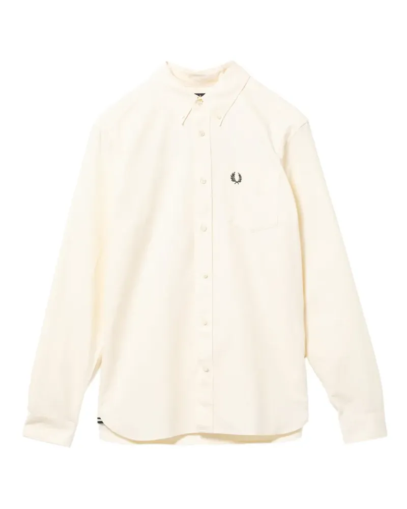 Fred Perry Hemd mit Logo-Stickerei - Nude Nude