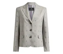 Blazer mit Prince of Wales-Karo - Nude