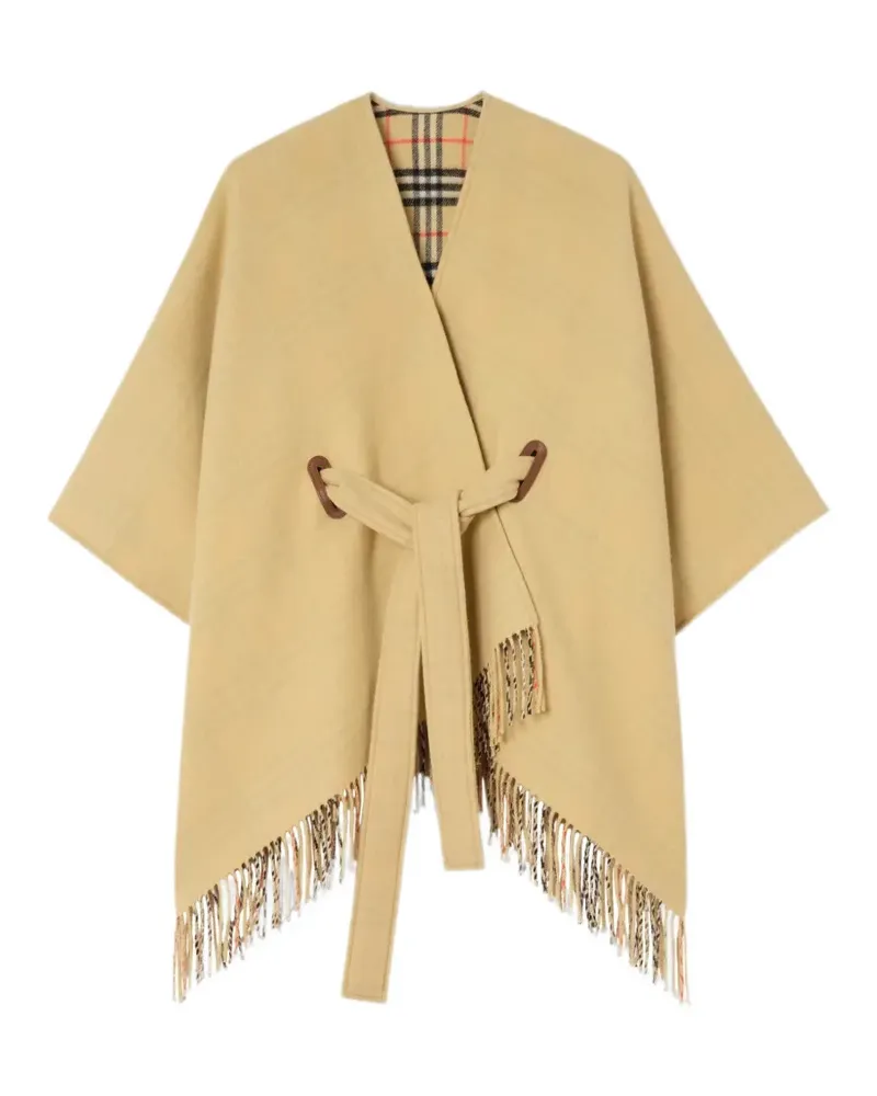 Burberry wool Tay cape - Nude Nude
