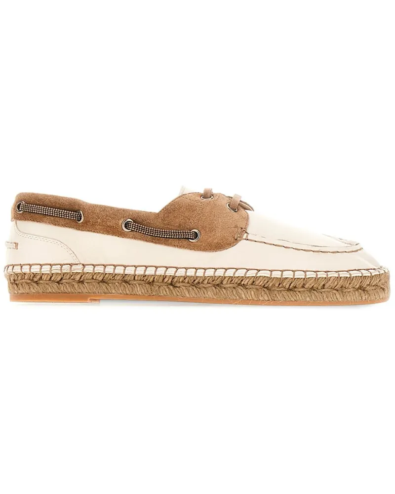 Brunello Cucinelli Klassische Loafer - Weiß Weiß
