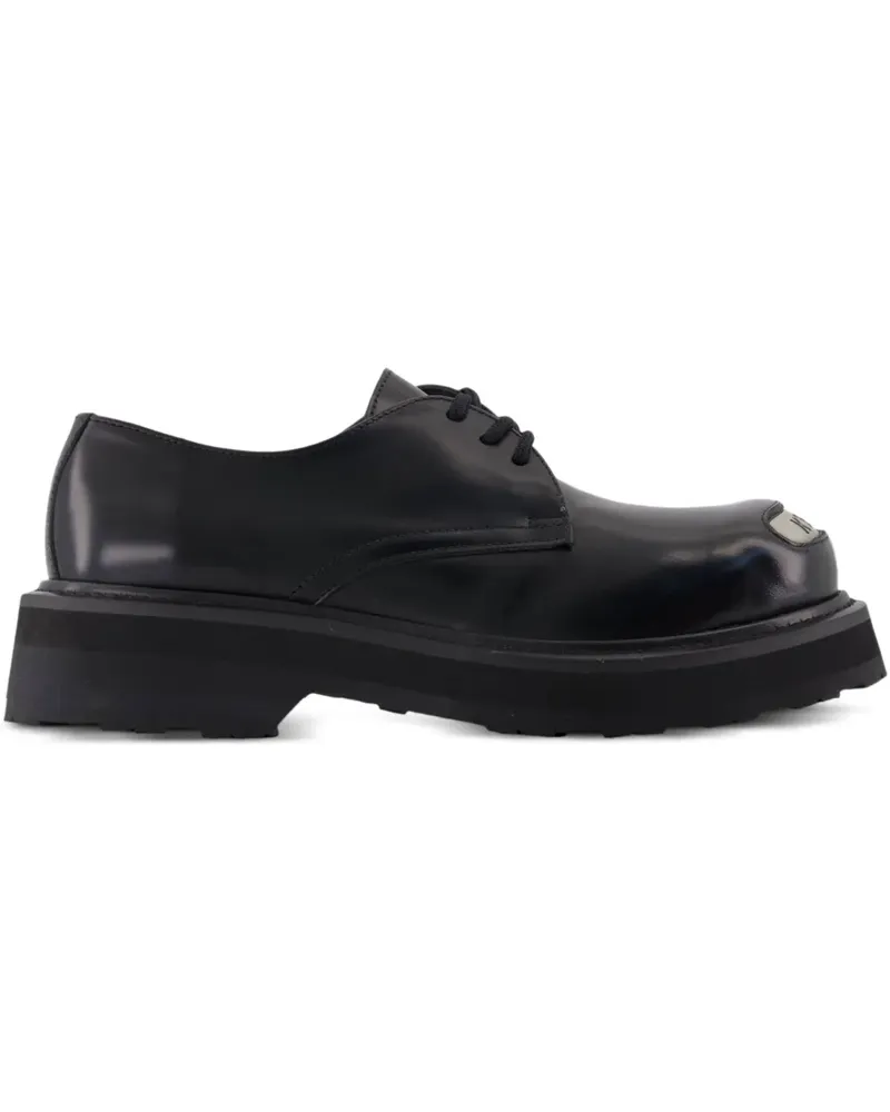 Kenzo smile Derby-Schuhe mit Logo-Schild 35mm - Schwarz Schwarz