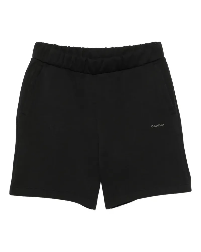 Calvin Klein logo-print jersey shorts - Schwarz Schwarz