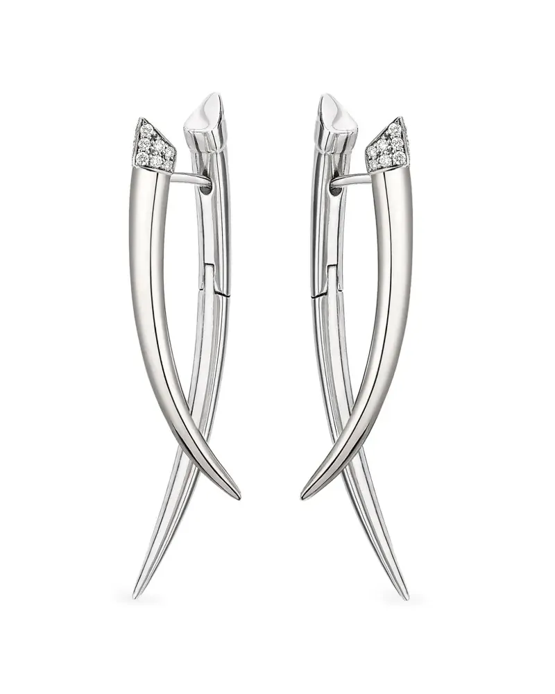 Shaun Leane Sabre' Diamantohrringe - Silber Silber