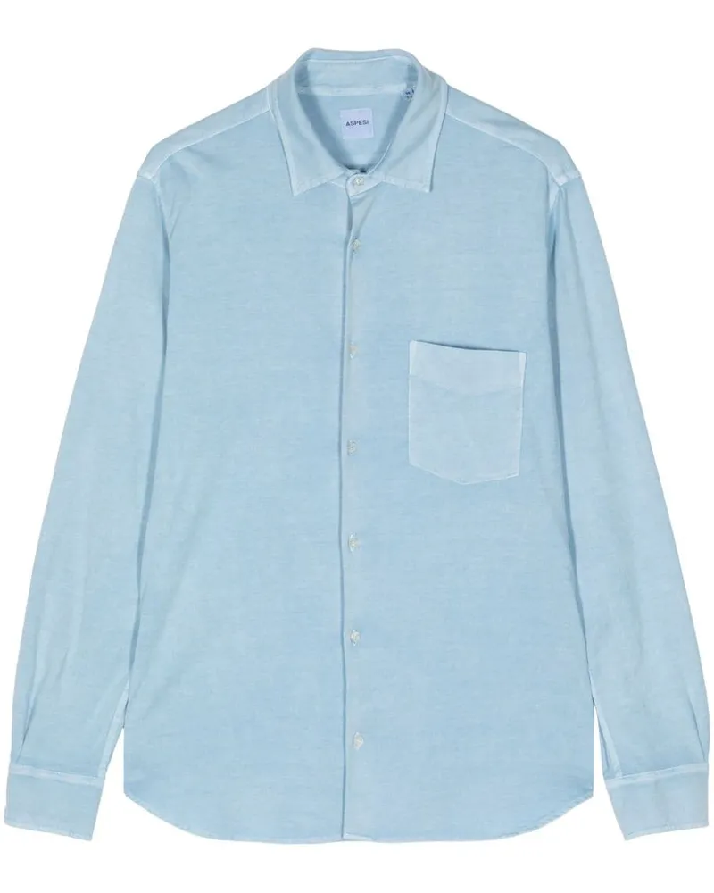 ASPESI Langärmeliges Hemd Blau