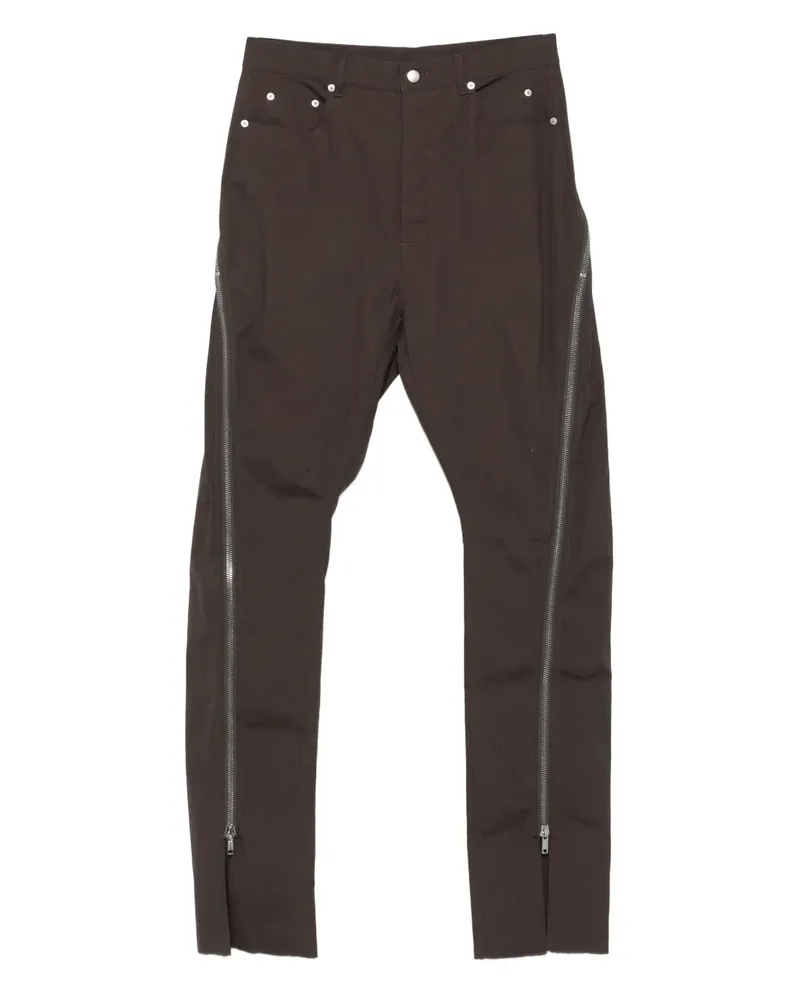 Rick Owens Hose mit Reißverschlussdetail - Grau Grau
