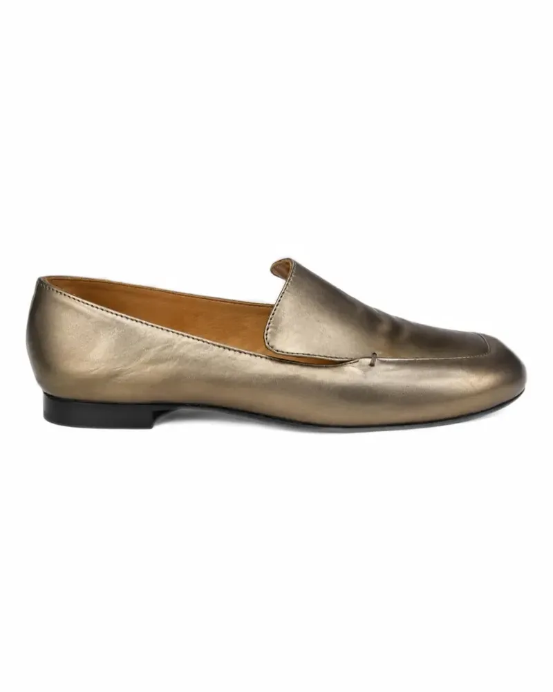 Robert Clergerie metallic leather loafers - Gold Gold