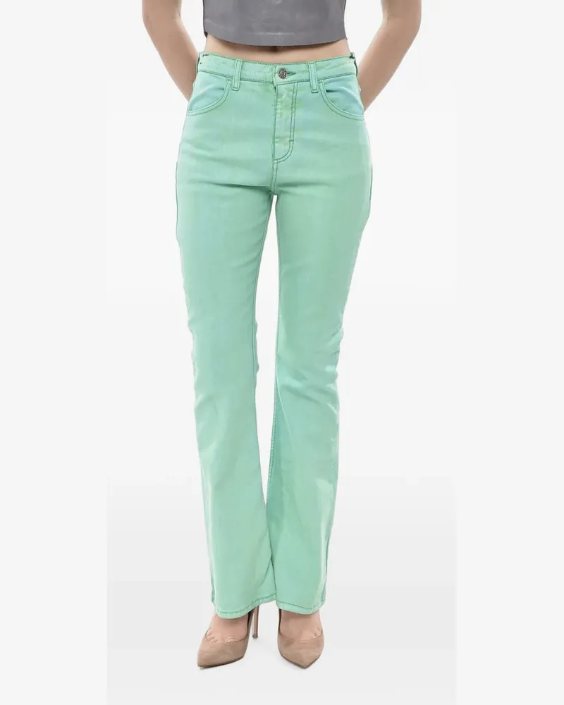 Marni coated bootcut jeans - Grün Grün