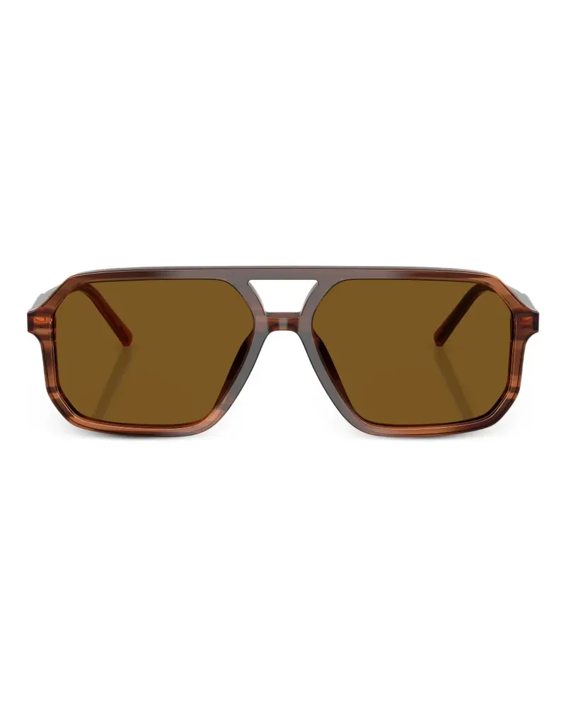 Dolce & Gabbana Pilotenbrille in Schildpattoptik - Braun Braun