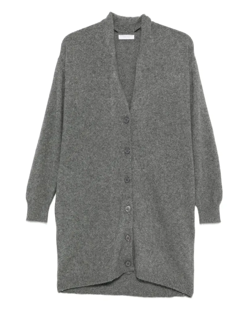Majestic Melierter Cardigan - Grau Grau