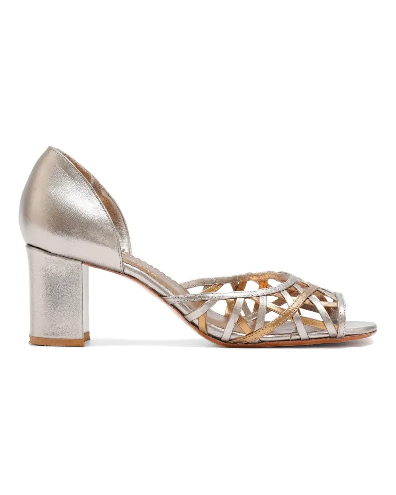 Sarah Chofakian Gewebte Palácio de Tokyo Sandalen - Silber Silber