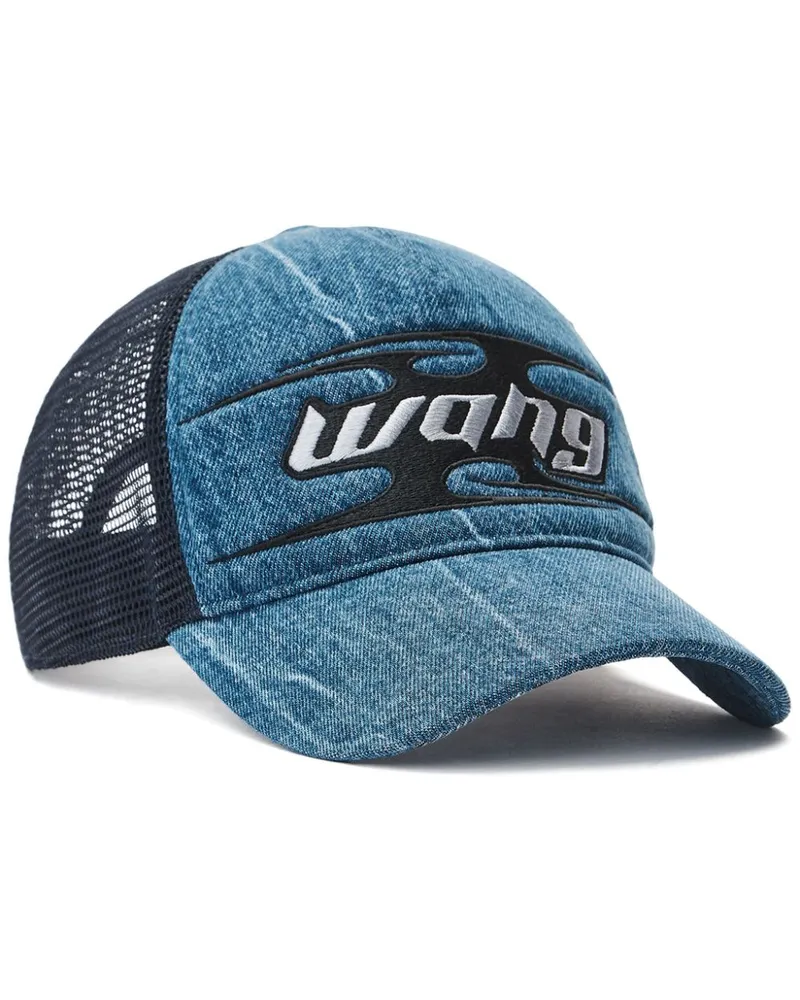 Alexander Wang Hut mit Logo-Stickerei - Blau Blau