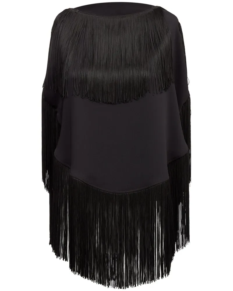 Maison Margiela Top mit Fransen - Schwarz Schwarz