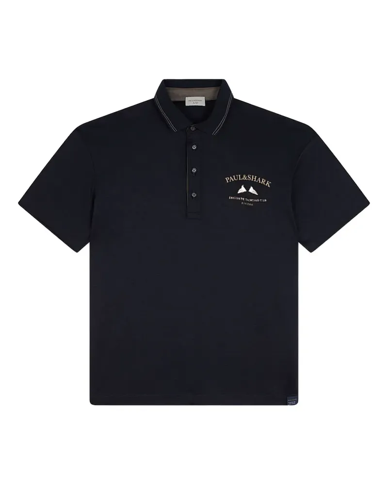 Paul & Shark embroidered polo shirt - Blau Blau