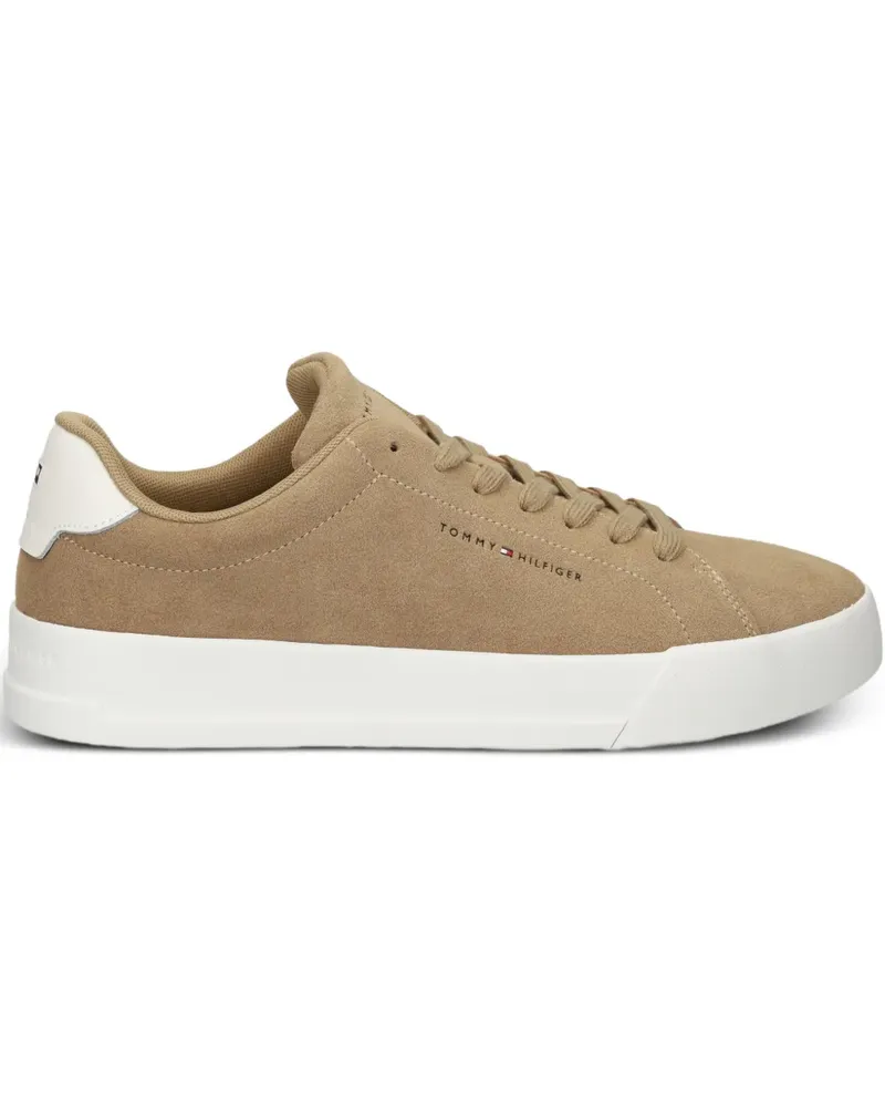 Tommy Hilfiger Sneakers aus Wildleder - Nude Nude